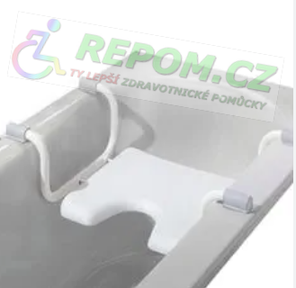REPAS: Polozapuštěná sedačka na vanu s nastavitelnou šíří