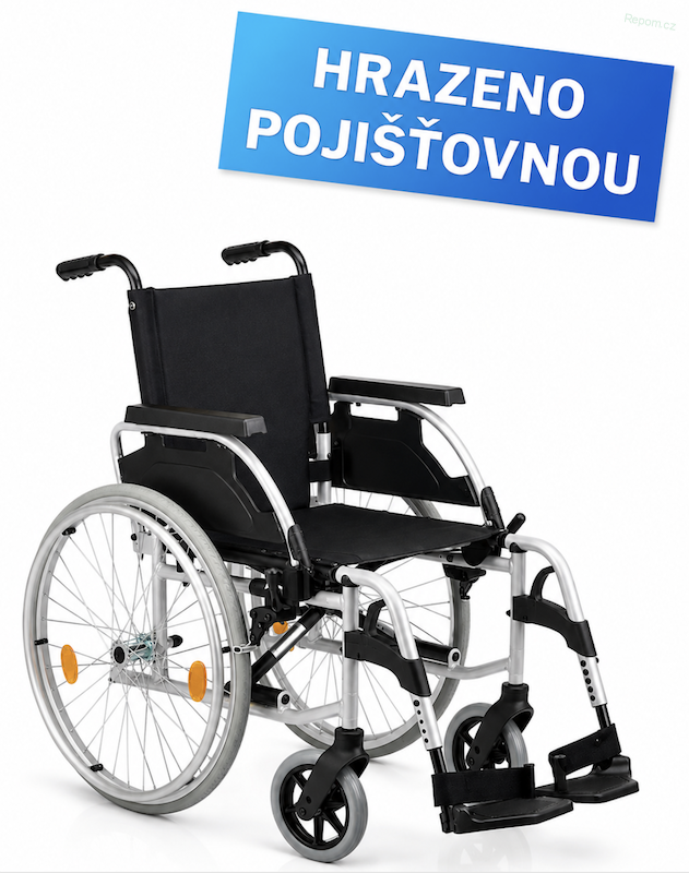 Invalidní vozík BREEZY UNIX2 standardní, nastavitelné těžiště - skvělý po amputaci nohou