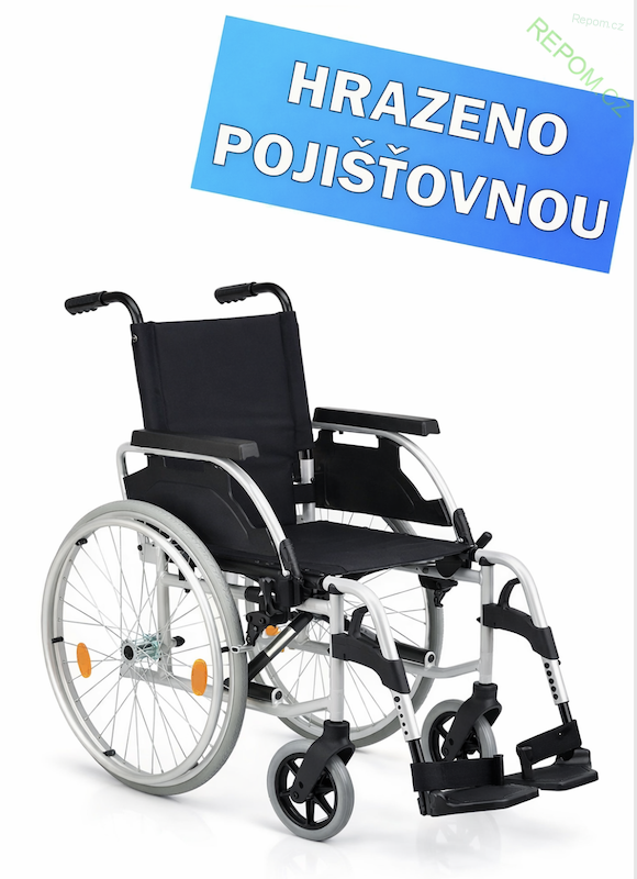 Invalidní vozík BREEZY UNIX2 standardní, nastavitelné těžiště - skvělý po amputaci nohou