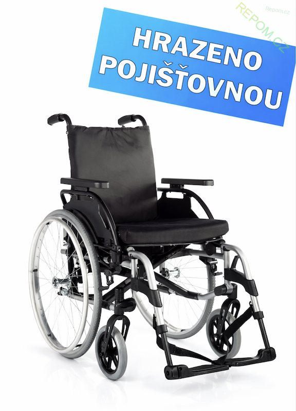Invalidní vozík BREEZY BASIX2 odlehčený, poloaktivní
