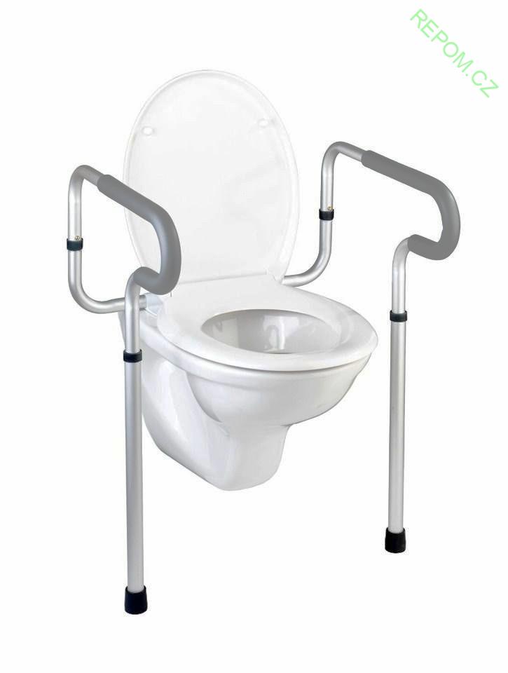 Nevrtací samostojná madla k WC