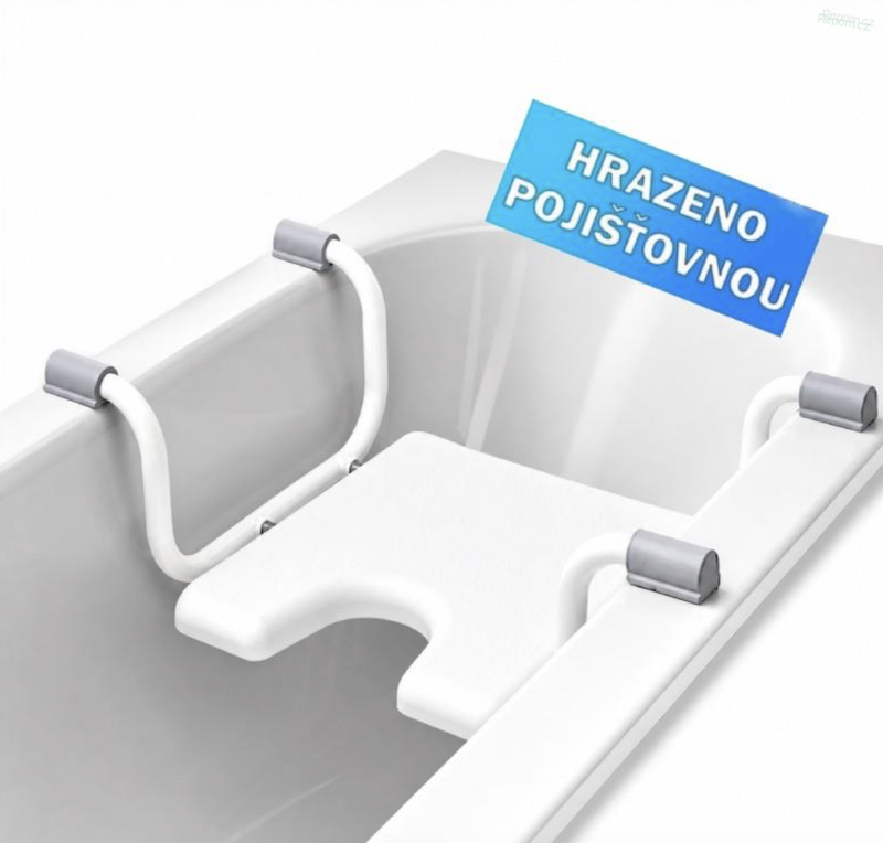 Sedačka do vany polozapuštěná