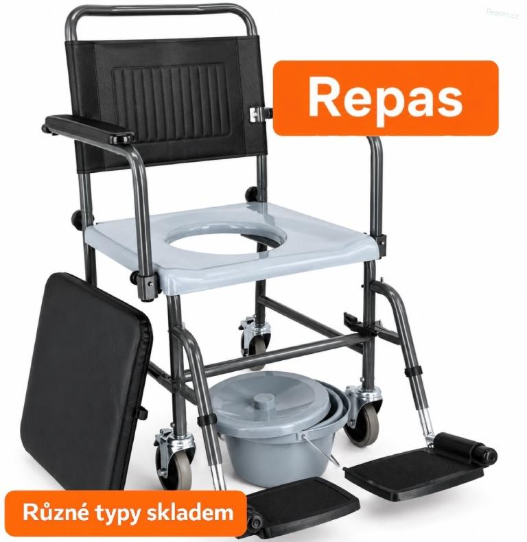 REPAS: Toaletní židle kovová standard