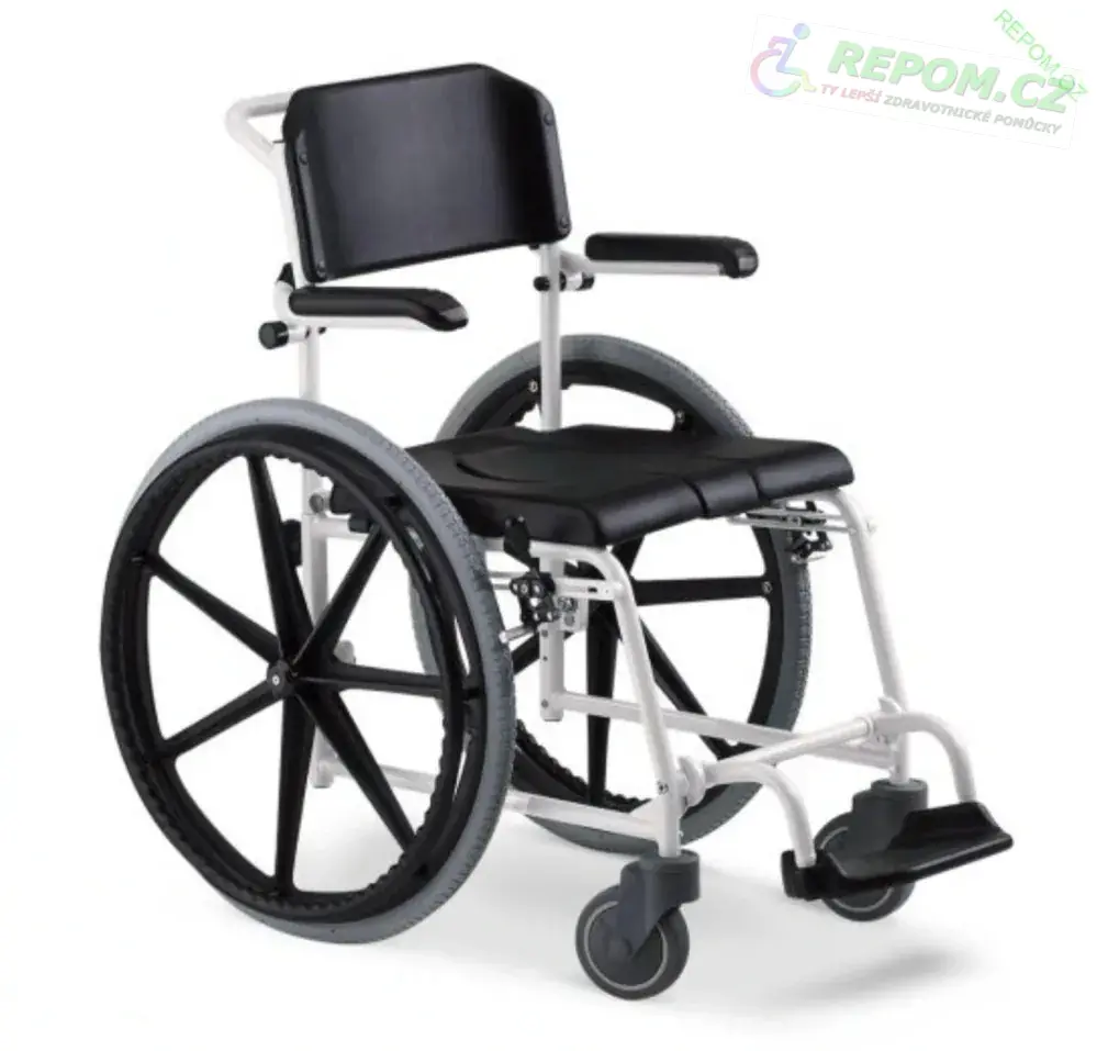 REPAS: Sprchovací toaletní židle s velkými koly 