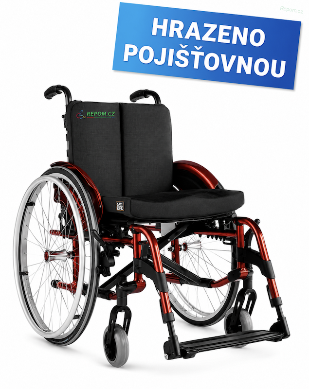 Invalidní vozík odlehčený QUICKIE HELIX poloaktivní, skládací