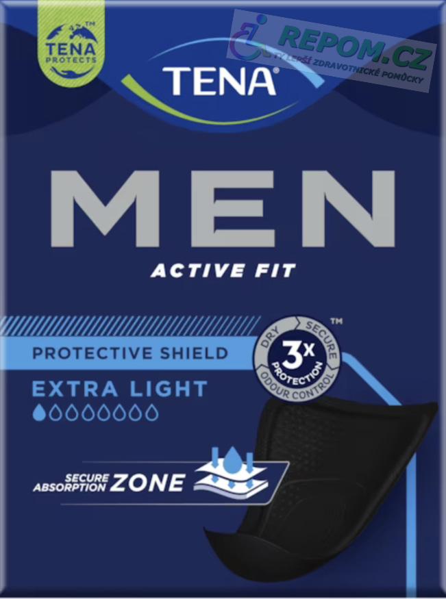 Vložky pánské Inkontinenční černé TENA Men Level 0