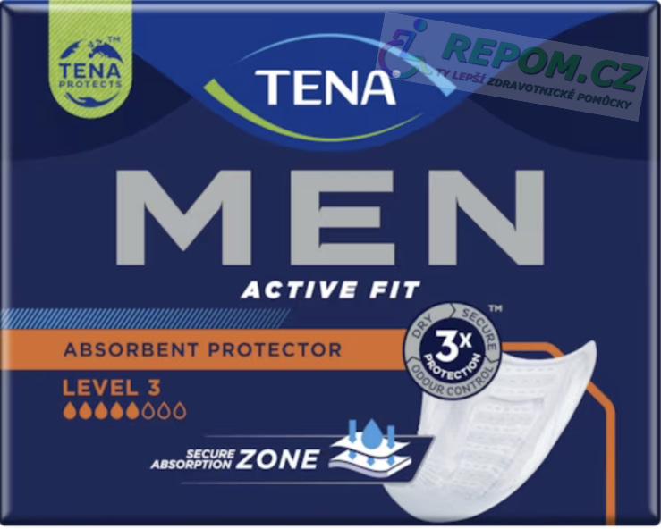 Vložky pánské Inkontinenční černé TENA Men Level 3