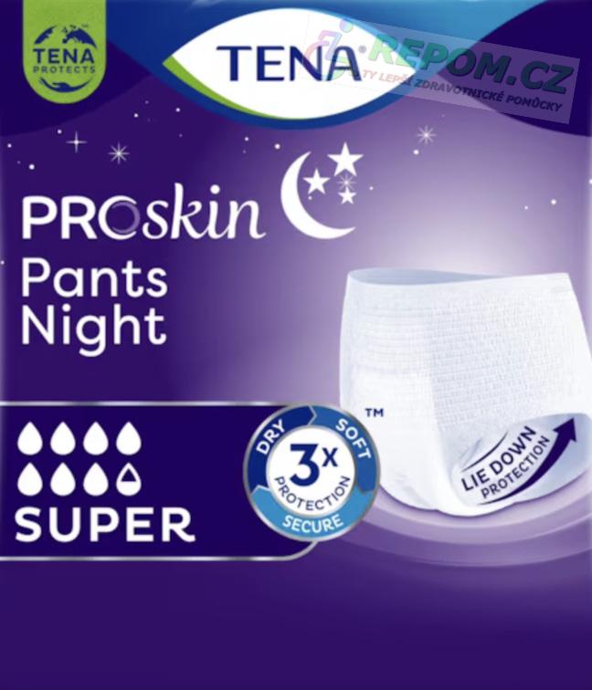 Inkontinenční prádlo Unisex TENA Pants Night Super 7,5/8 (M/L)