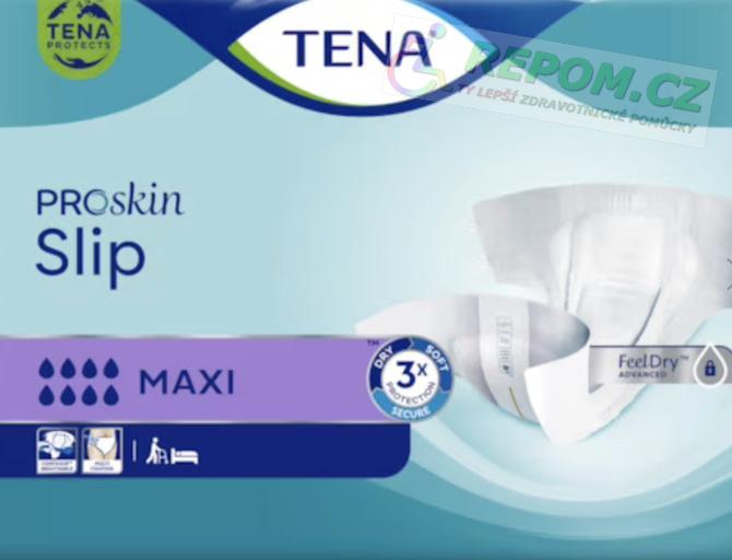  Plenkové zalepovací kalhotky TENA Slip Maxi 8/8 (S/M/L/XL)