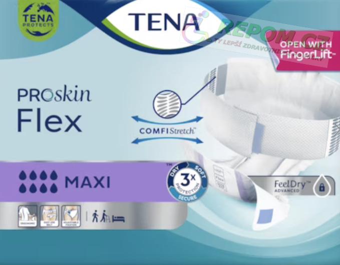 Inkontinenční kalhotky s pásem TENA Flex Maxi 8/8 (S/M/L/XL)