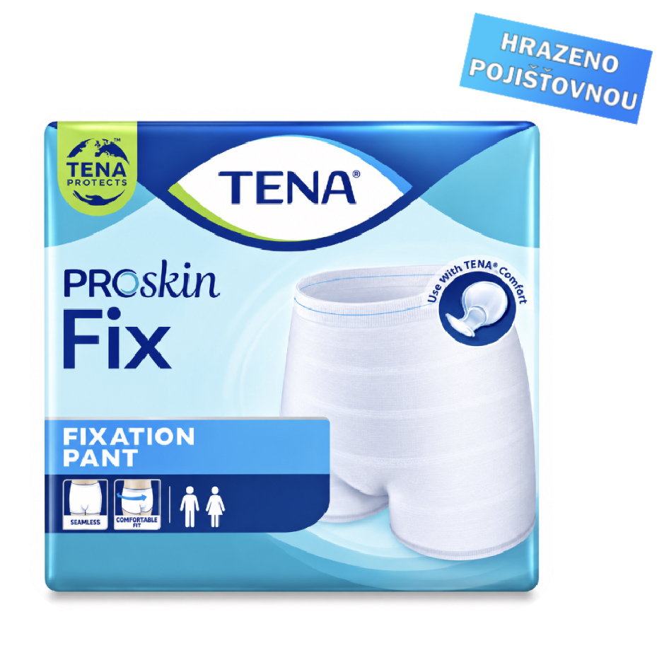 Opakovaně použitelné a prodyšné fixační kalhotky TENA Fix