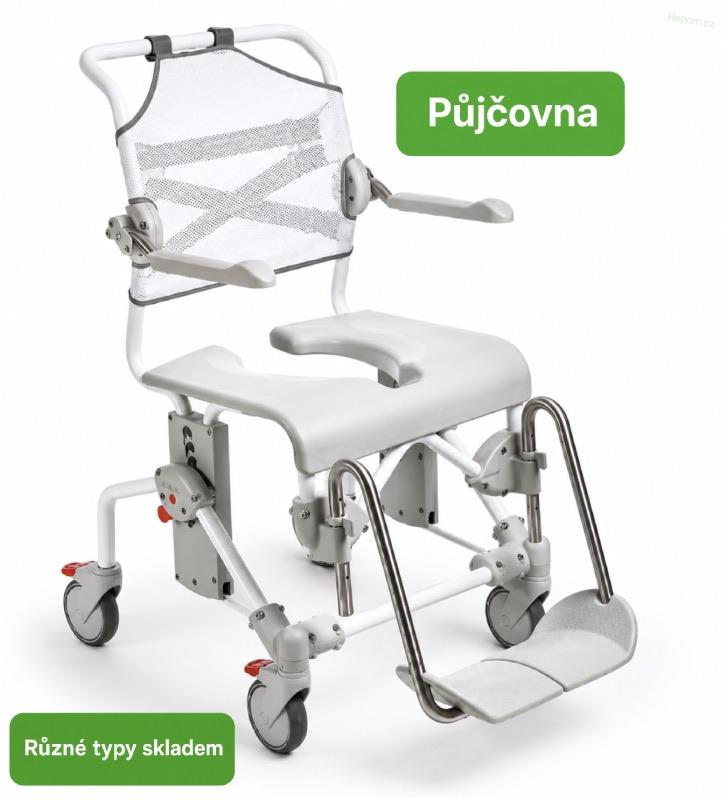 PŮJČENÍ Toaletní židle polohovatelná
