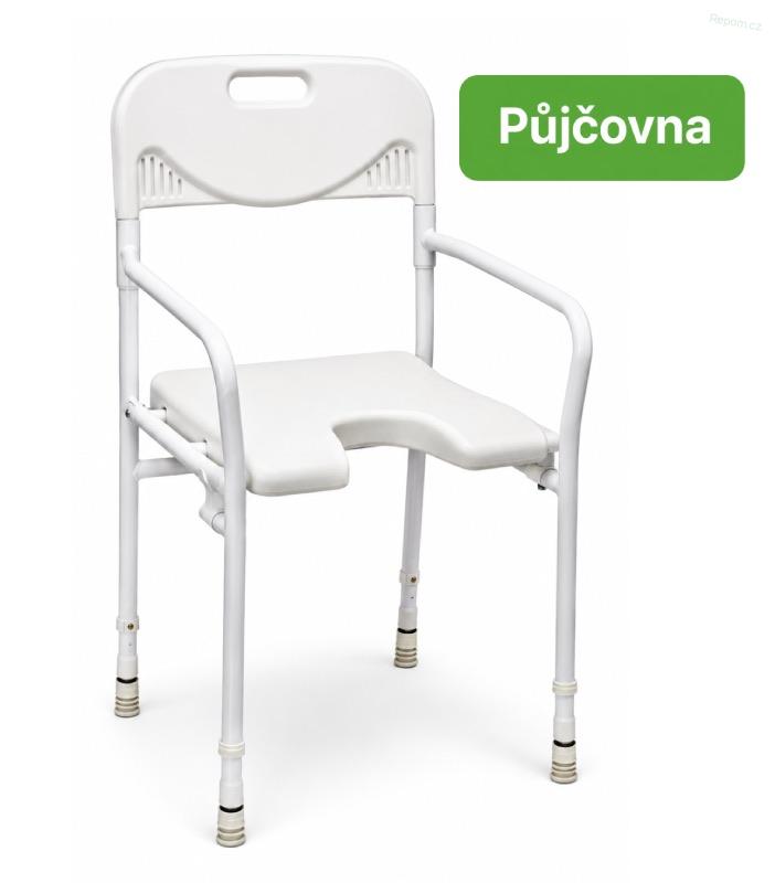 PŮJČENÍ Židle do sprchy s opěradlem