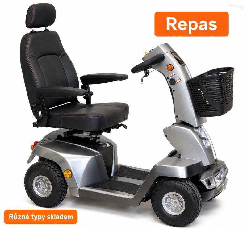 REPAS: Elektrický skútr pro seniory ORION, MEYRA, SHOPRIDER, PRIDE