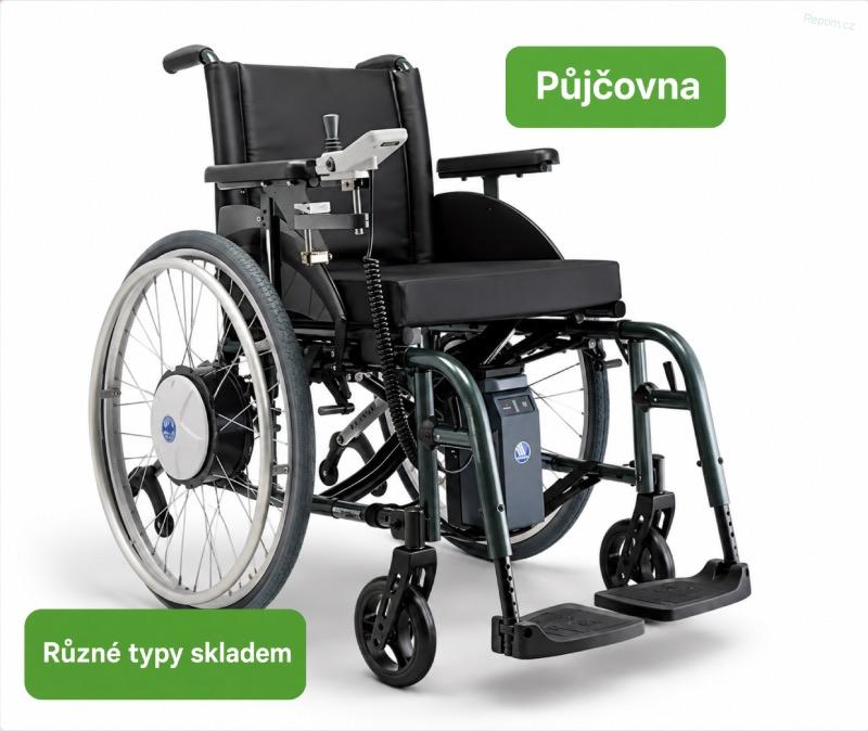 PŮJČENÍ Skládací elektrický invalidní vozík ALBER E-FIX