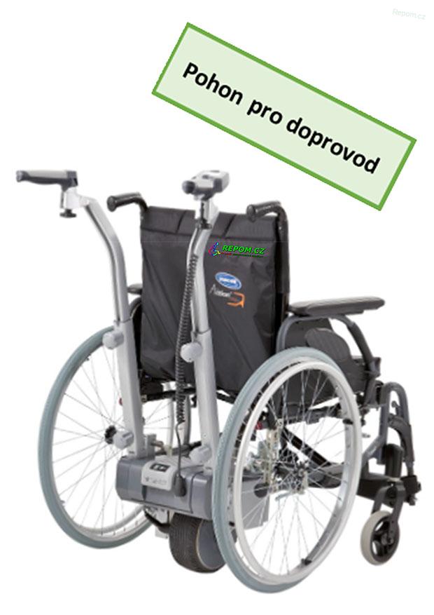 PŮJČENÍ Skládací elektrický invalidní vozík VIAMOBIL s pohonem pro doprovod