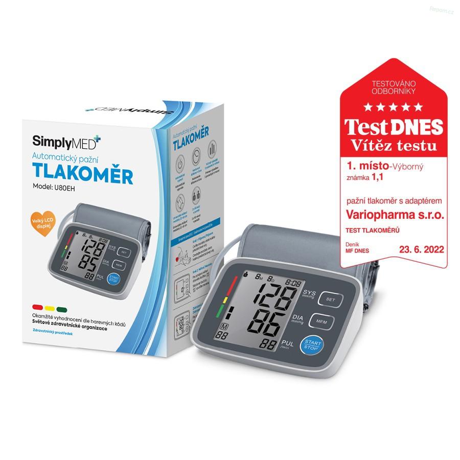Automatický pažní digitální tlakoměr SIMPLYMED