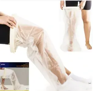 Voděodolný návlek na sádru na nohu s membránou