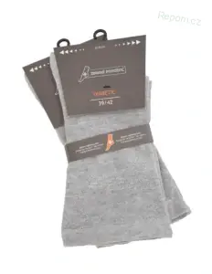 Rozšířené diabetické ponožky bavlněné jednobarevné 