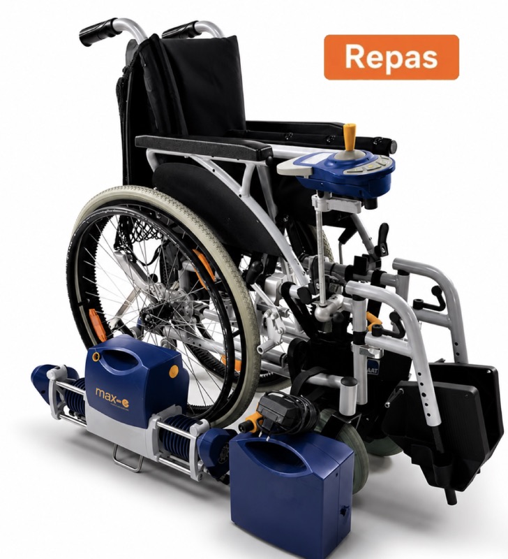 REPAS: Skládací elektrický invalidní vozík AAT MAX-E