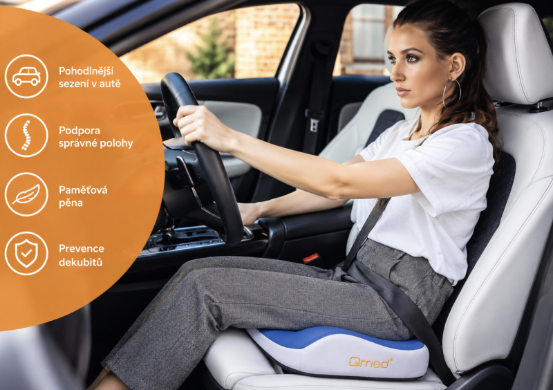 Zdravotní podsedák do auta Qmed Comfort Seat