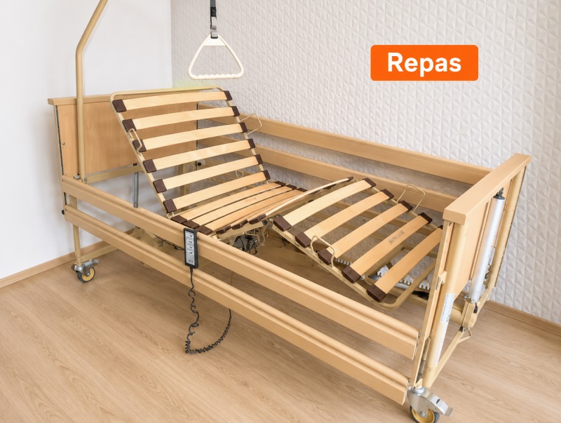 REPAS: Polohovací elektrické lůžko s lamelovým roštem