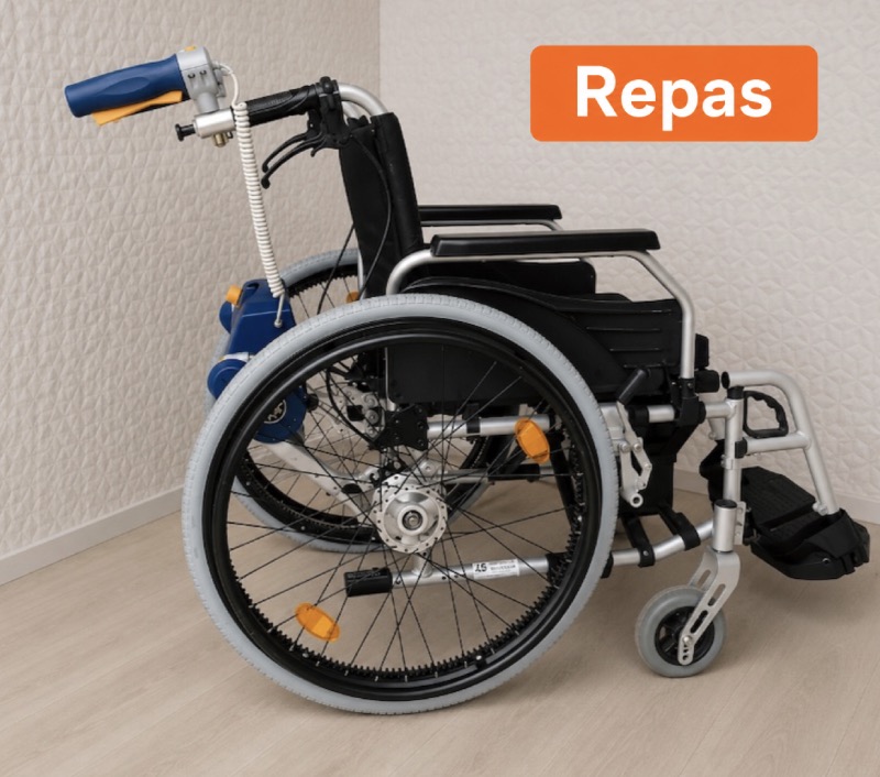 REPAS: Skládací elektrický pohon pro invalidní vozík AAT V-MAX