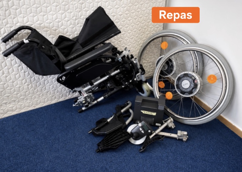 REPAS: Skládací elektrický invalidní vozík ALBER E-FIX