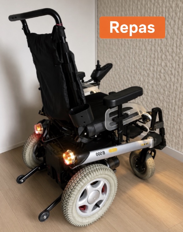 REPAS: Odpružený elektrický vozík s anatomickým sezením 