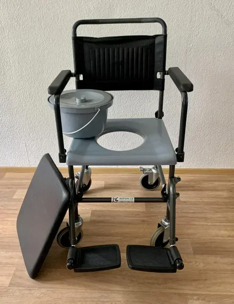 REPAS: Toaletní židle kovová standard