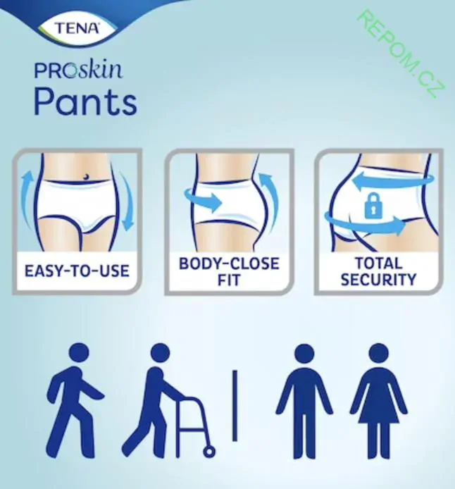 Inkontinenční prádlo Unisex TENA Pants Super 7/8 (S/M/L/XL)