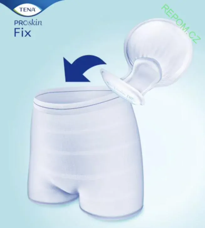 Opakovaně použitelné a prodyšné fixační kalhotky TENA Fix