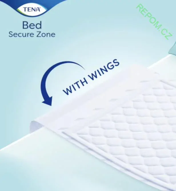 Ochrana lůžka a židle TENA Bed Plus Wings 180x80 cm