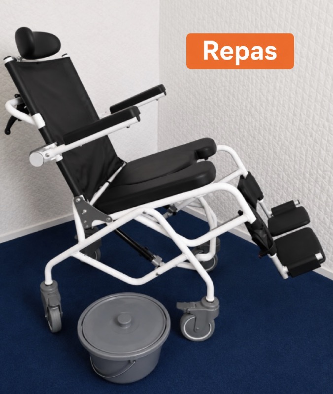 REPAS: Toaletní židle polohovatelná