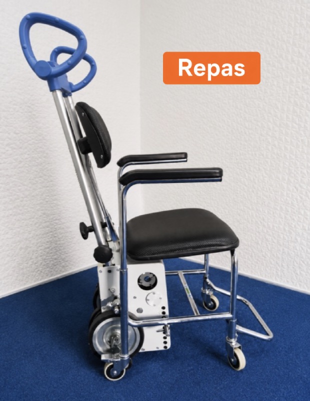 REPAS: Schodolez Alber S-Max s integrovanou sedačkou