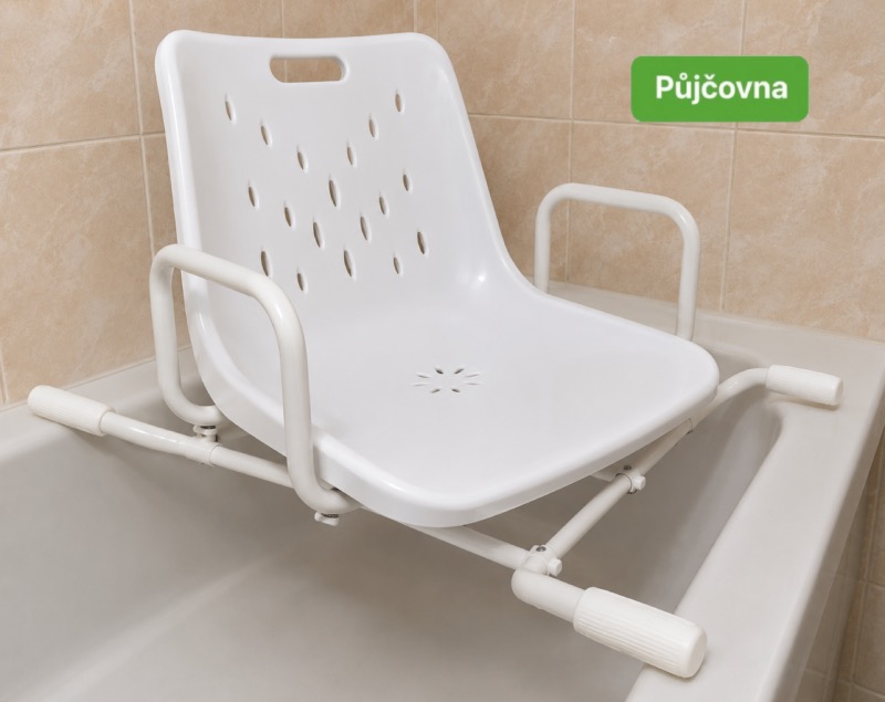 PŮJČENÍ sedačka do vany otočná