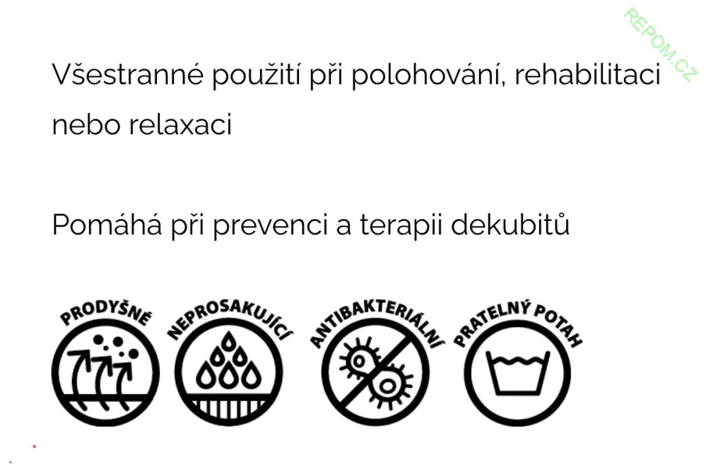 Zvyšovací podsedák s černým 3D potahem 10cm