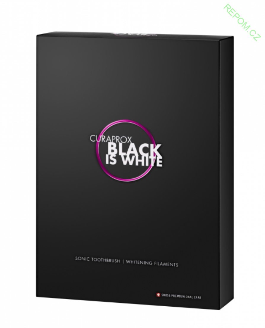 Hydrosonický kartáček CURAPROX BLACK IS WHITE