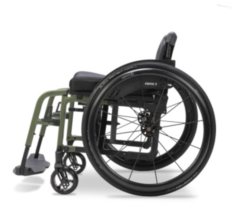 Invalidní vozík odlehčený MEYRA FEMTO R 1.180 - aktivní, neskládací