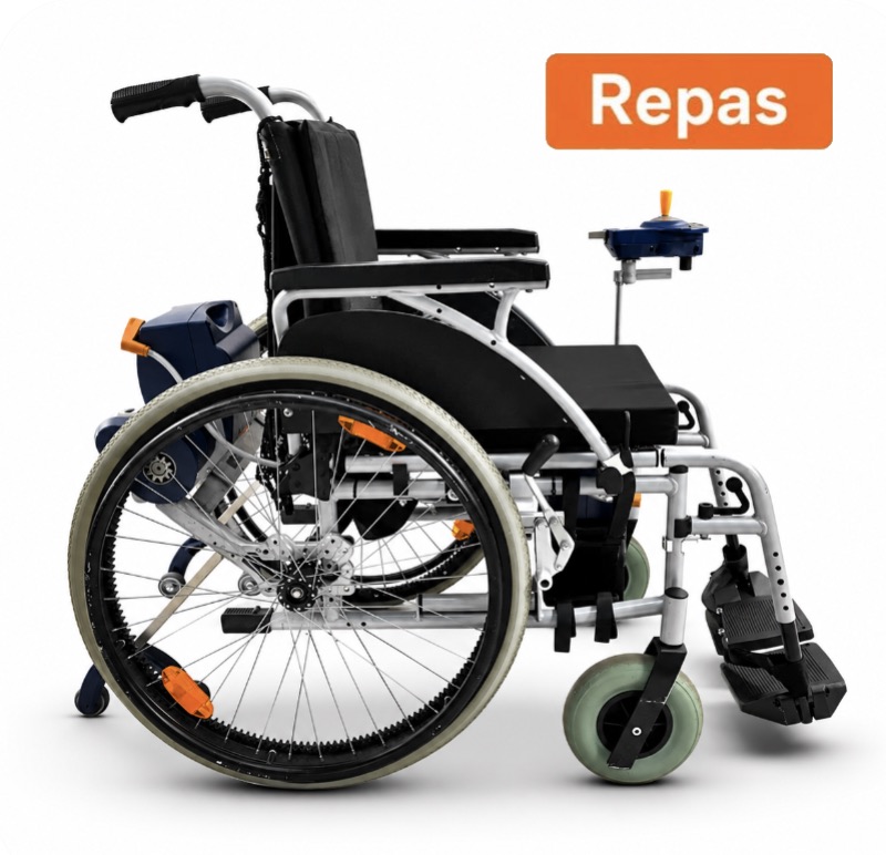 REPAS: Skládací elektrický invalidní vozík AAT MAX-E
