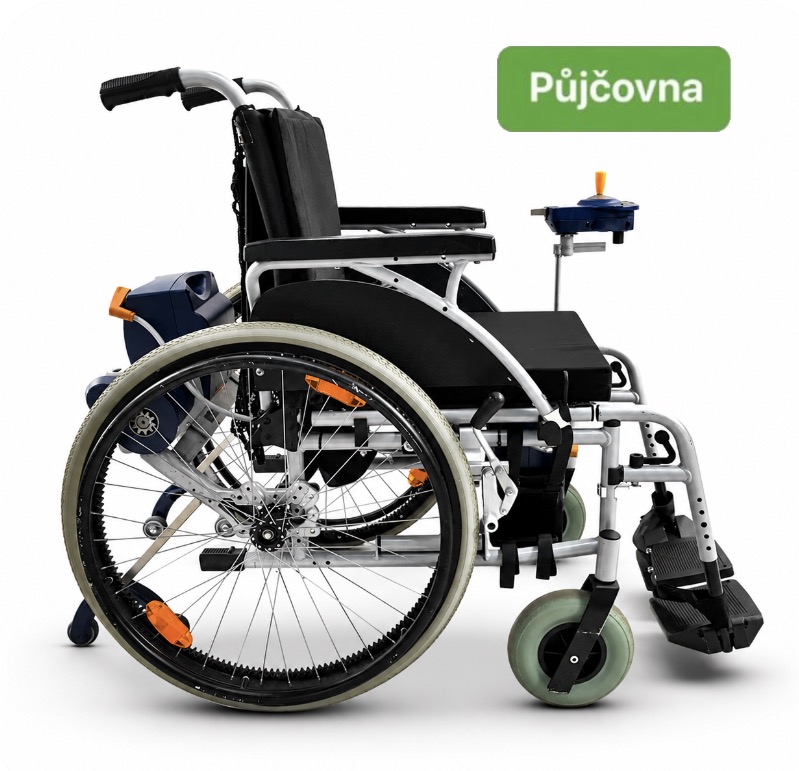 PŮJČENÍ Skládací elektrický invalidní vozík AAT MAX-E