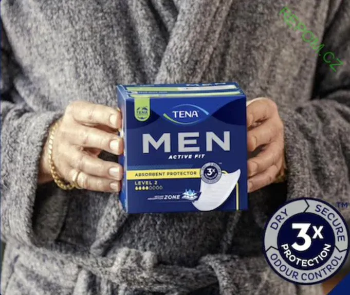 Vložky pánské Inkontinenční černé TENA Men Level 2