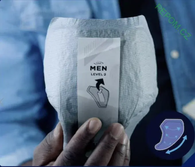 Vložky pánské Inkontinenční černé TENA Men Level 3