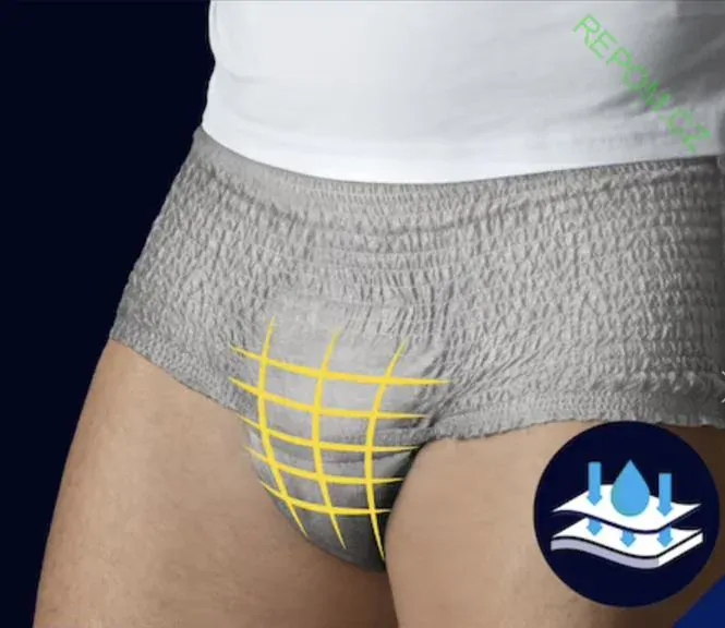 Pánské inkontineční spodní prádlo TENA Men Pants Normal Grey 5/8 (S/M+L/XL)