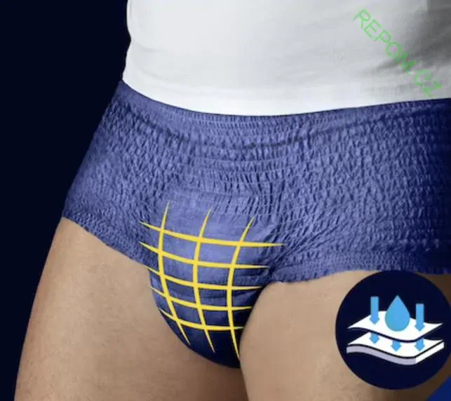 Pánské inkontineční spodní prádlo TENA Men Pants Plus Blue 5,5/8 (S/M+L/XL)