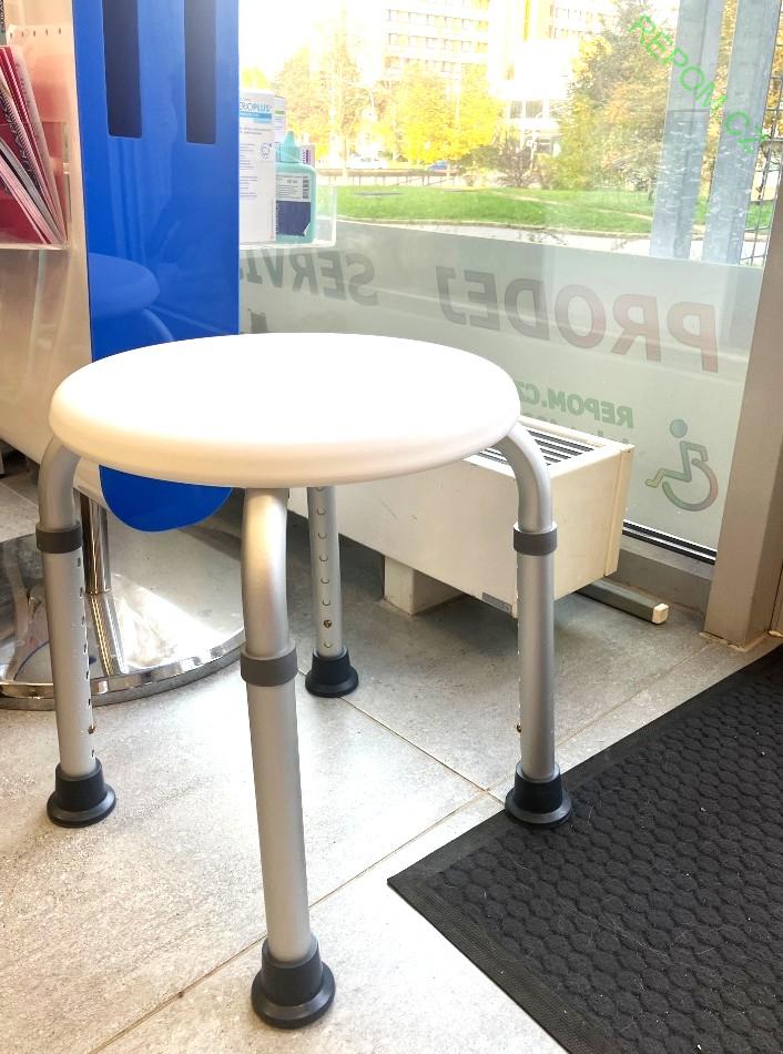 Kulatá židlička do sprchy 