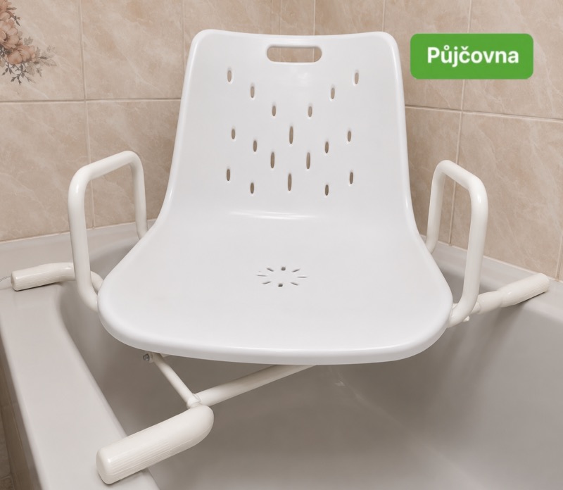 PŮJČENÍ sedačka do vany otočná
