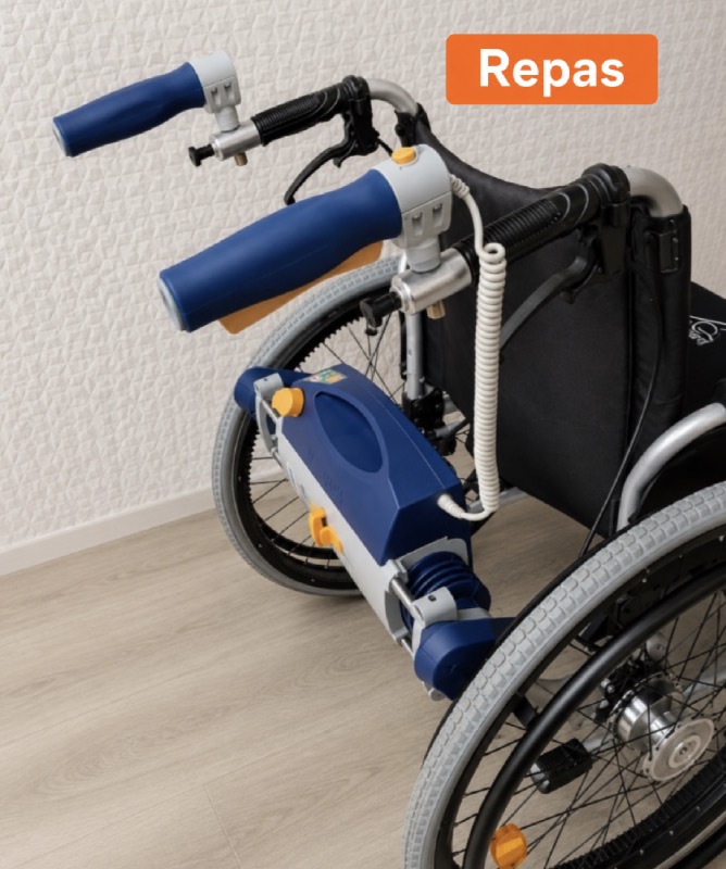 REPAS: Skládací elektrický pohon pro invalidní vozík AAT V-MAX