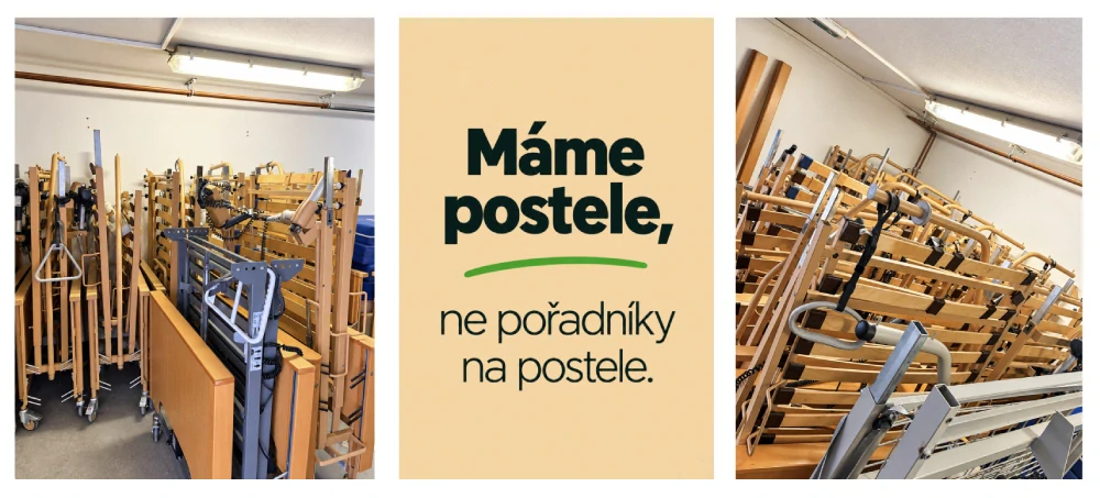 REPAS: Polohovací elektrické lůžko s lamelovým roštem