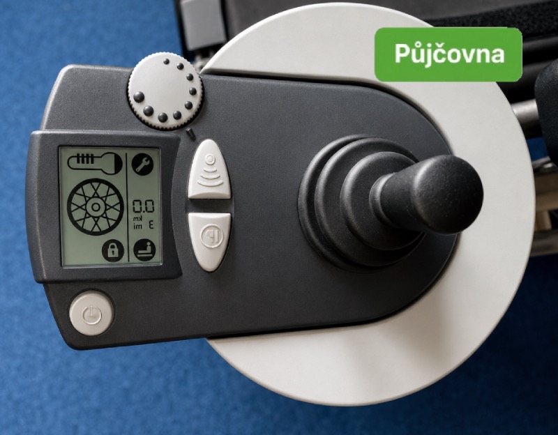 PŮJČENÍ Skládací elektrický invalidní vozík ALBER E-FIX